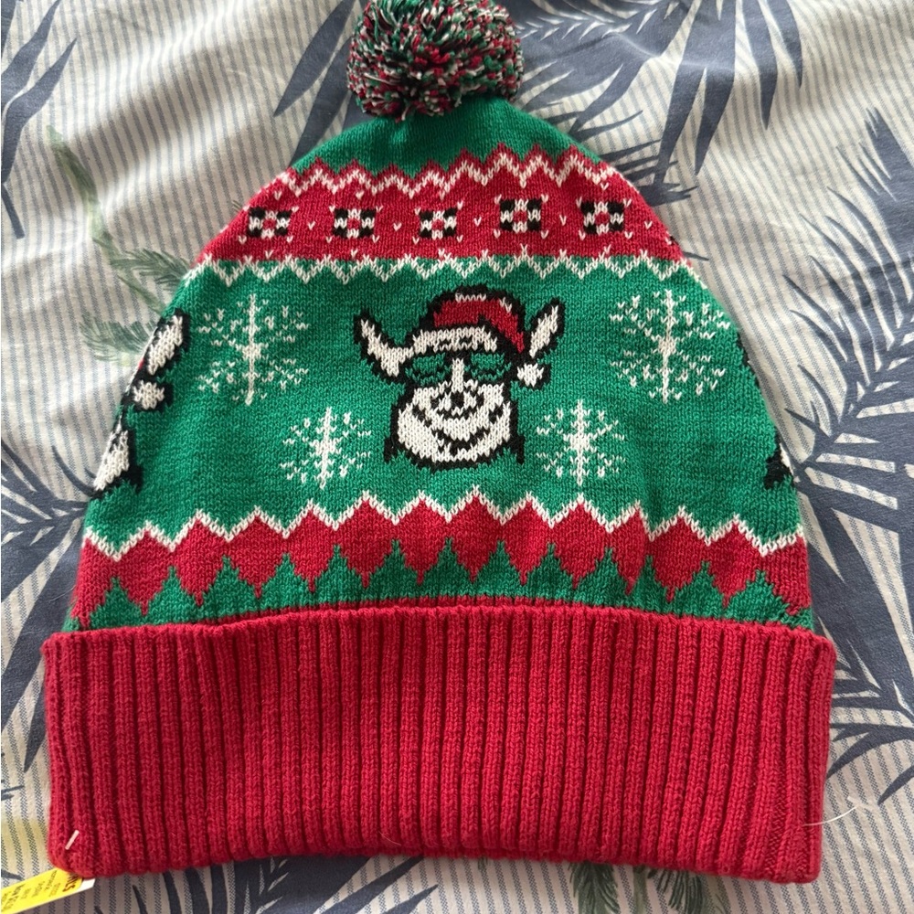 Kohl's Green and Red Kids Holiday Beanie